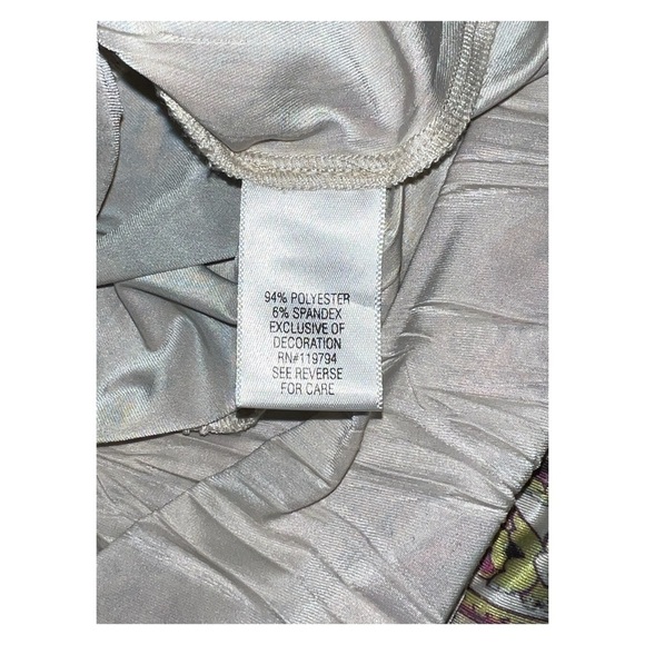 Apt 9 - Beaded V-neck - Multi-Color - Summer Dress - Size Petite Small - Picture 10 of 13